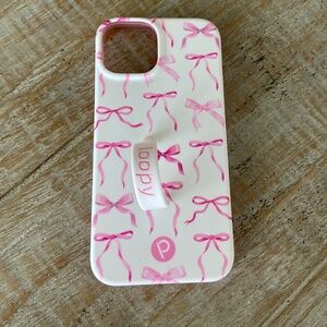 Loopy iPhone 14 & 13 Pink Bows Phone Case (6.1” Screen) /Right